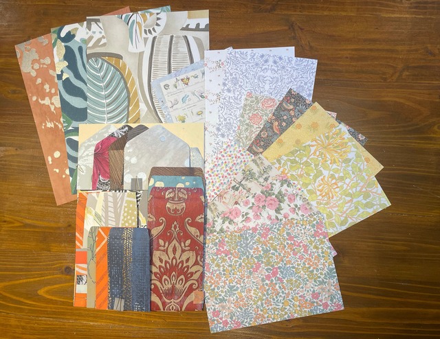 壁紙封筒のレターセット