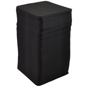 【人気】アートナップ 黒 コースター 角 200枚入 9×0.1cm 黒 92010025 ブラック