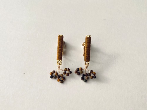 stick pierce・earring    camel