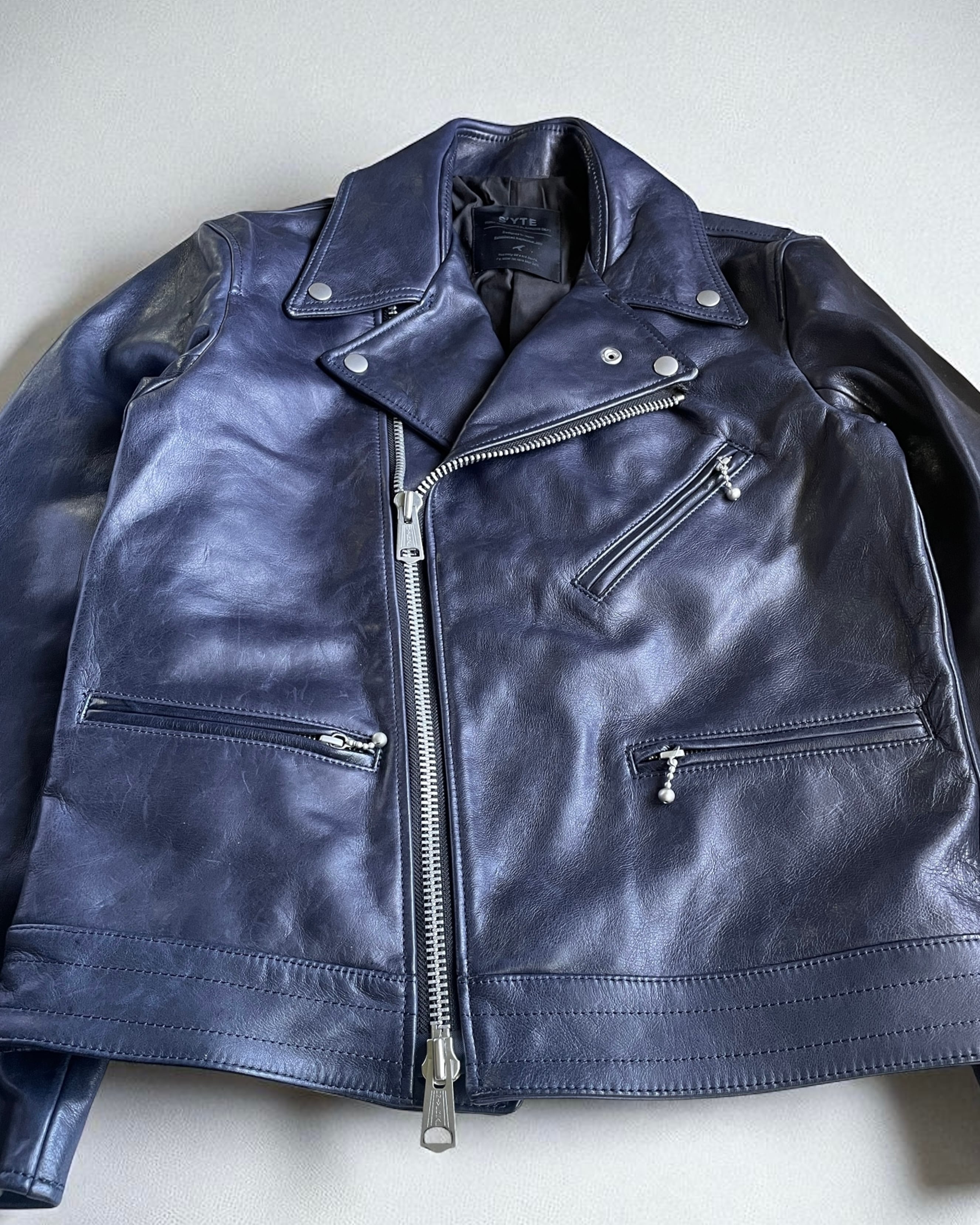 S'YTE - Sheep Skin Double Riders Jacket | Atelier Accord