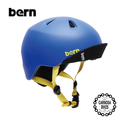 【bern】NINO [ニーノ] Matte Blue キッズ用ヘルメット