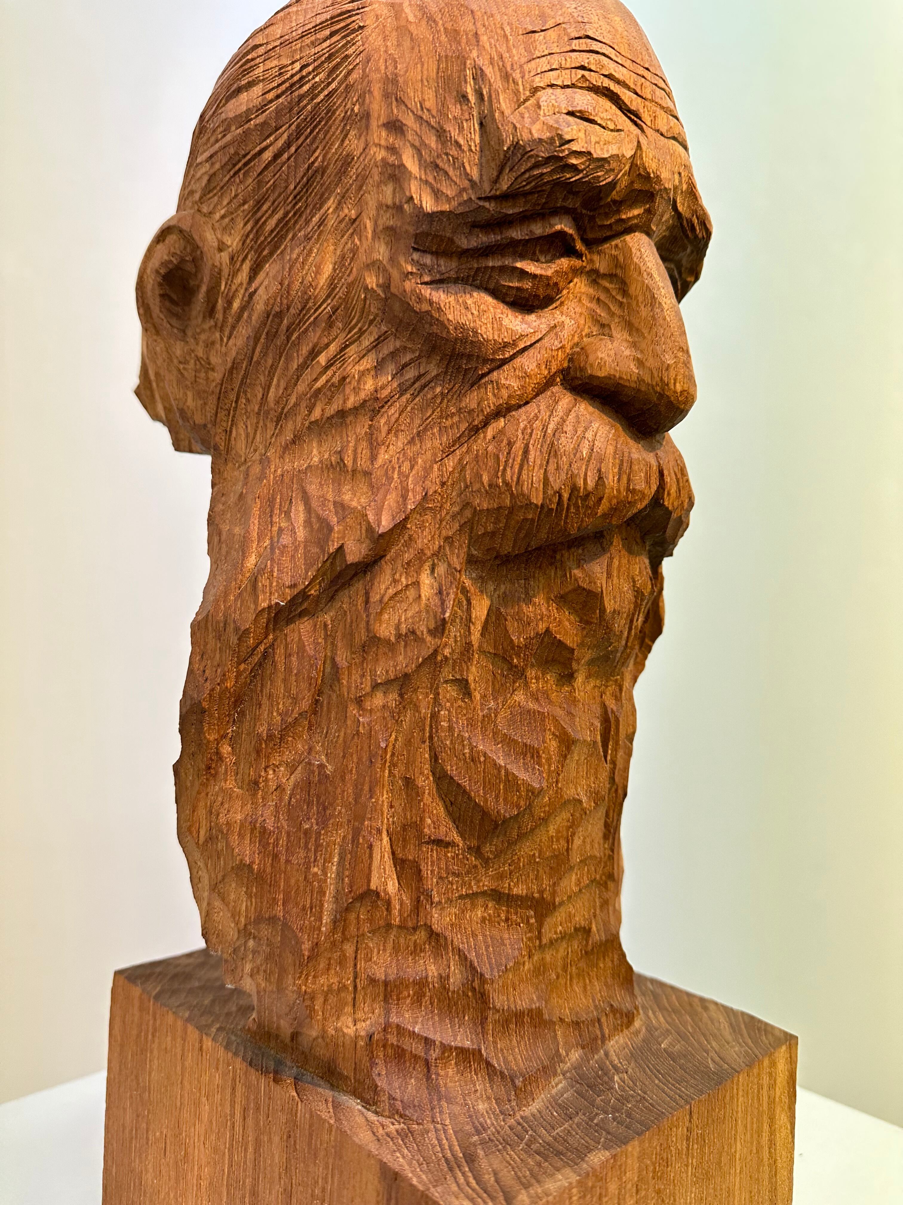 髭」松尾勇祐 木彫作品 | morningkyoto