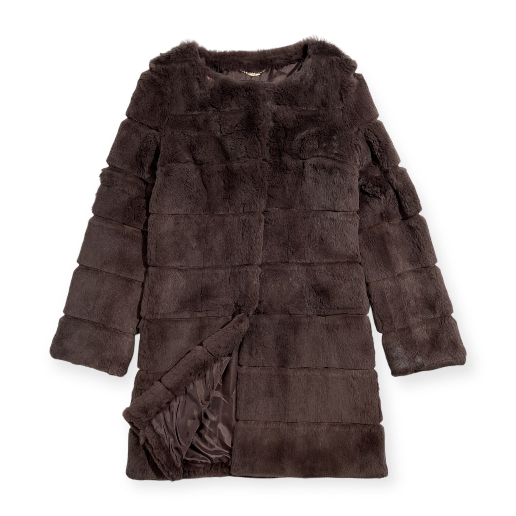 Nakamura fur ナカムラファー Lサイズ ミンク 毛皮コート ブラウン 美品○Nakamura Fur ナカムラファー MINK ミンク 本毛皮ショートコート