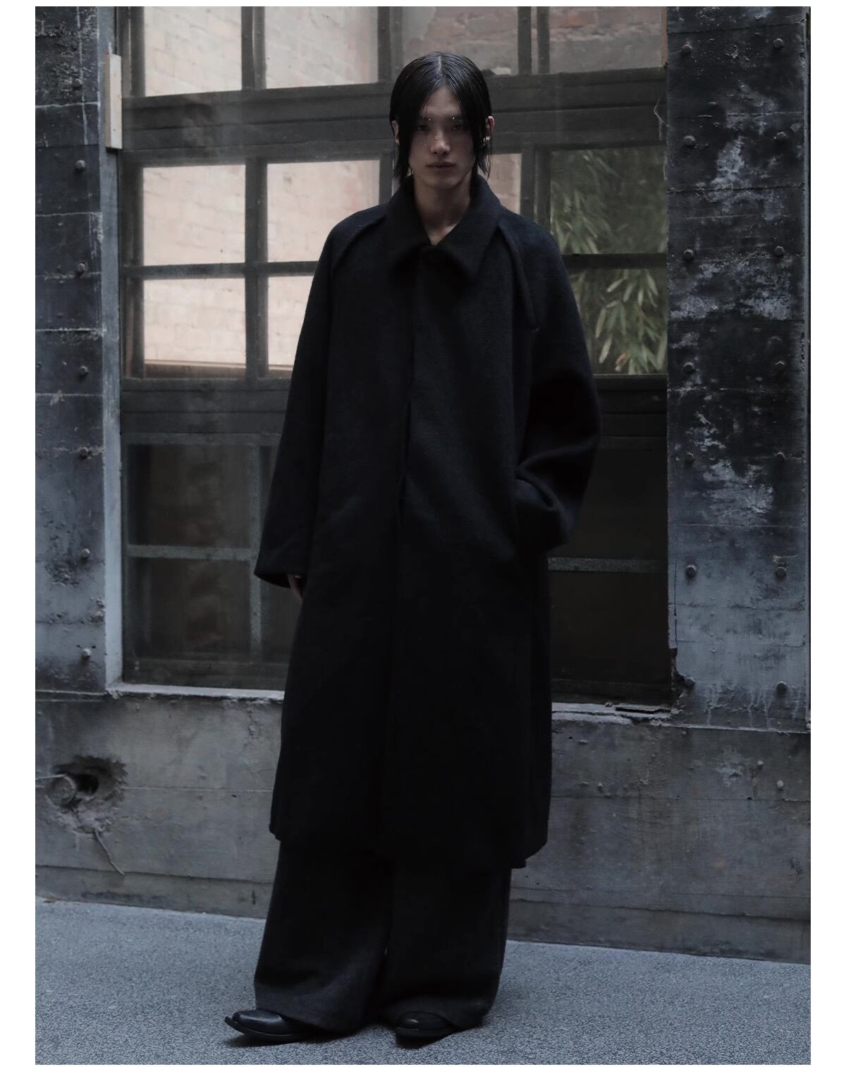 JCAESAR STUDIO Wool Priest Coat | 匁.Store