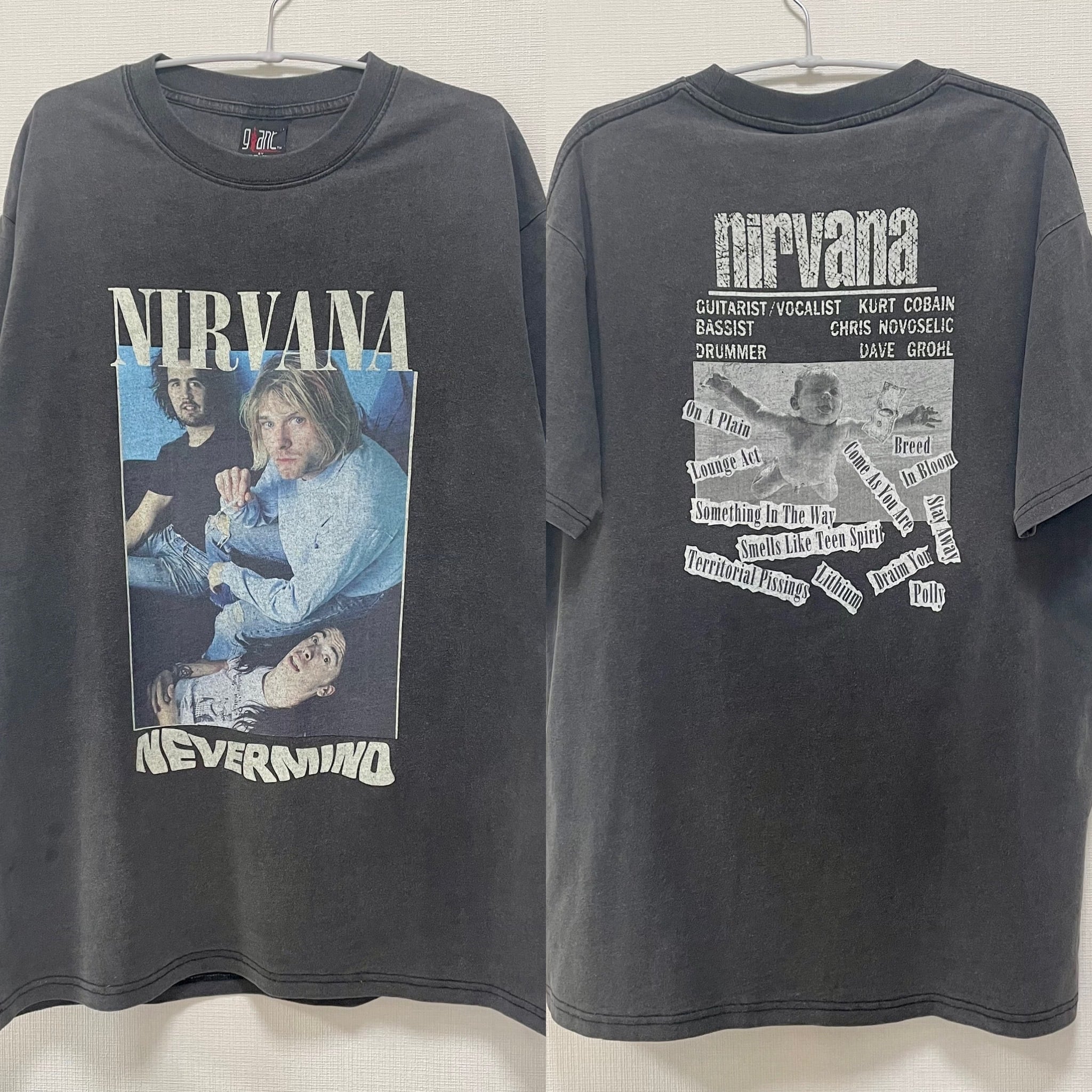 Lサイズ 90s NIRVANA Tシャツ never mind