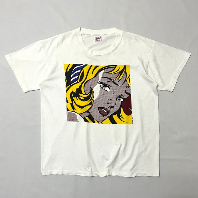90s USA製 Roi Lichtenstein ヘアリボンの少女 アート ロイ・リキテンスタイン BANCA