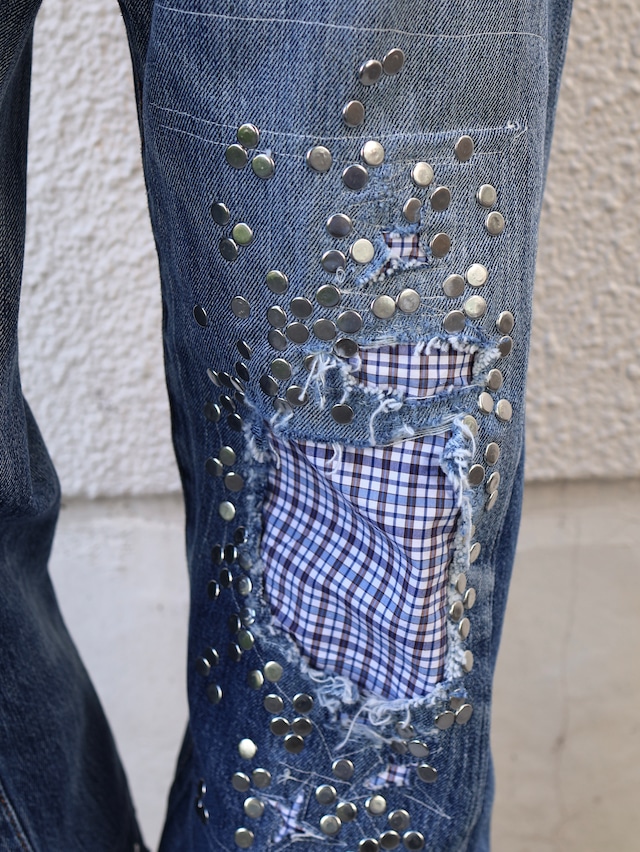 【Hannah Creak/26aw】Studded Jeans Blue