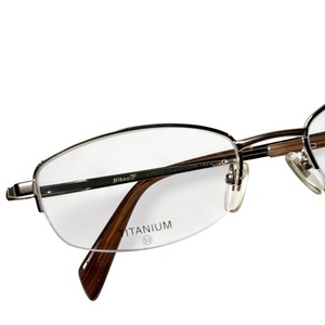 (nos) vintage NIKON half rim glasses