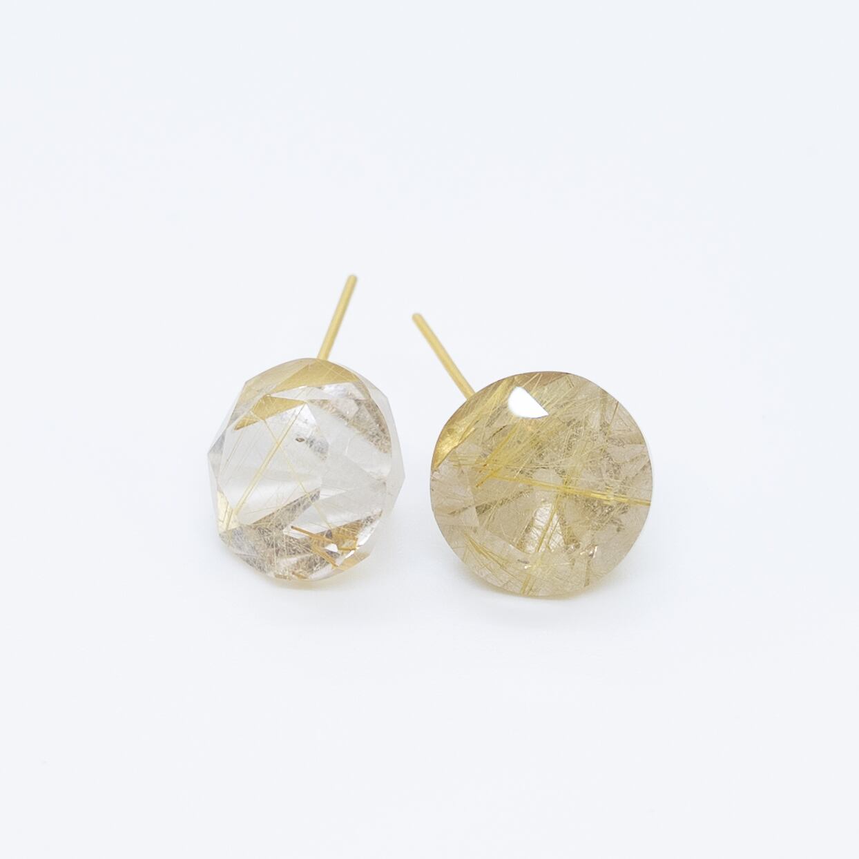Etsuko Sonobe｜ピアス｜ルチルクォーツ | jewelboxofs