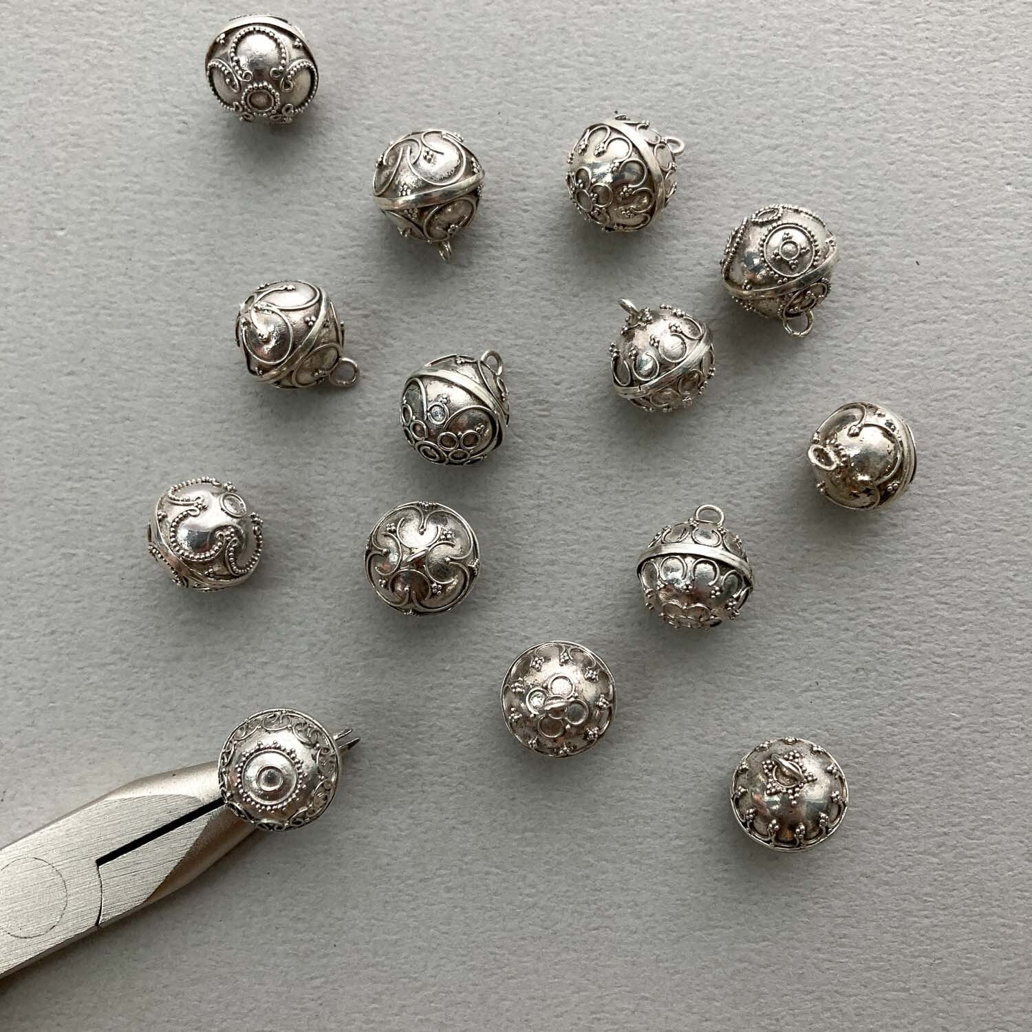 ガムランボール シルバー925 | Dua-アクセサリーパーツショップ