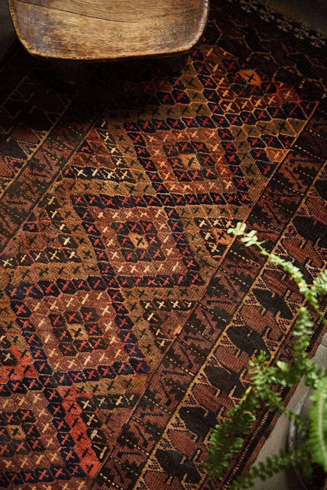 476-Vintage Mashwani rug