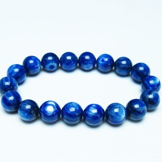 カイヤナイト ブレスレット 11mm 一点物 メール便可 [M便 1/10] 111-48123
