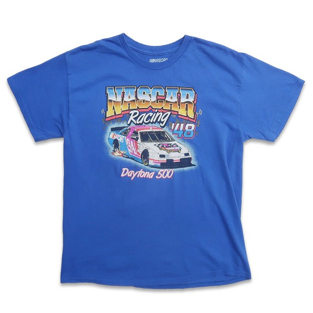 古着 HASE NASCAR ナスカー レーシング Daytona 500 プリントTシャツ