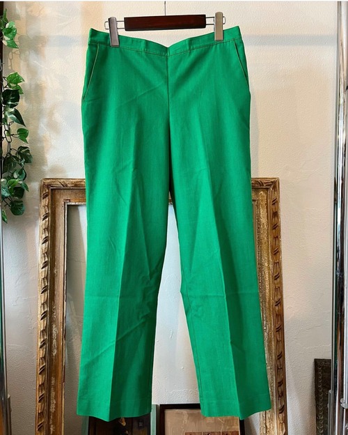 "Alfred dunner" green color  easy pants【free】