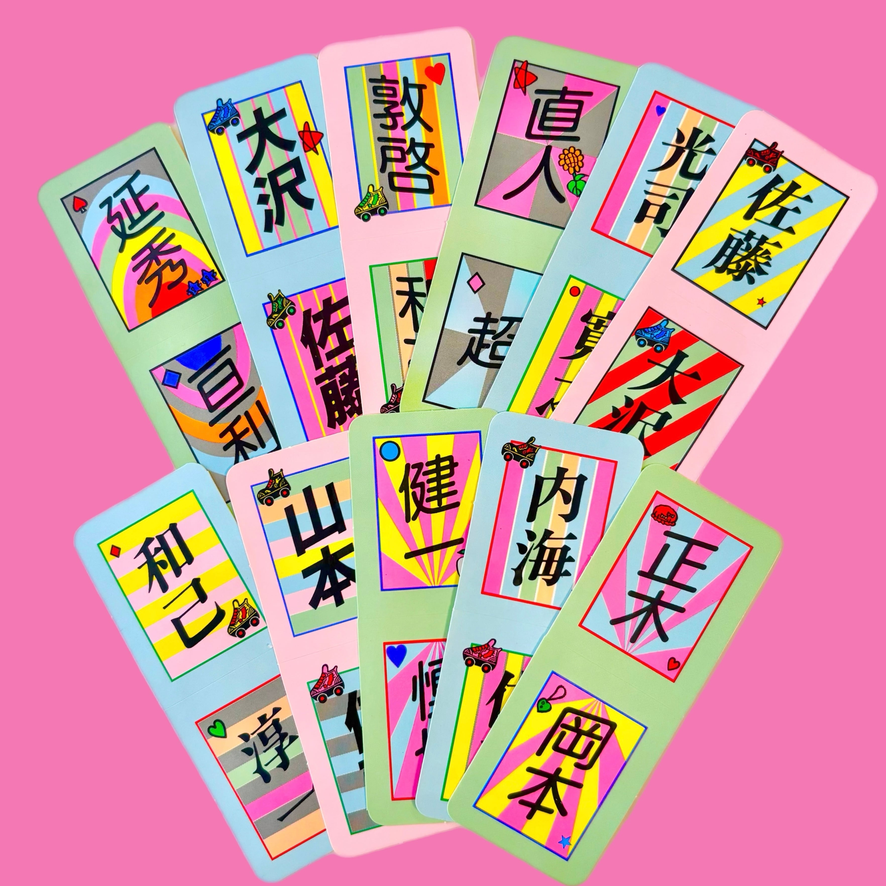 2Pセット☆80sアイドルお名前ステッカー | ガラクタや ネバーランド