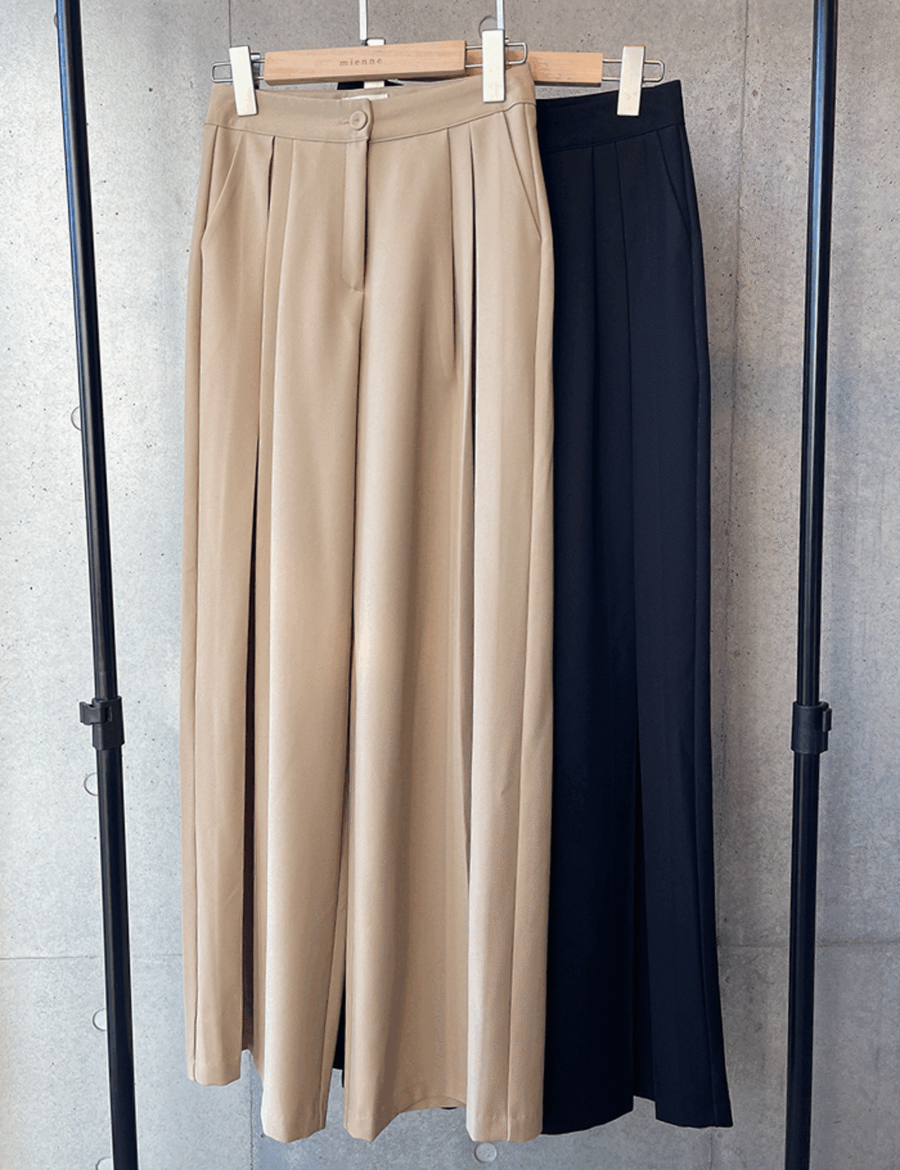 【新作5％OFF・3日間】Premium Pin-tuck Slacks_4colors