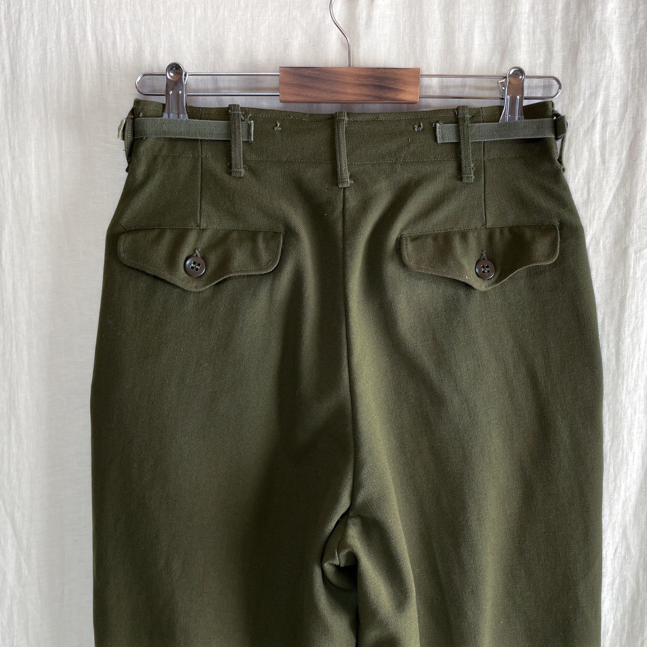 良品 50s 米軍 実物 M51 フィールド ウールパンツ スラックス R-XS 