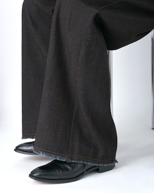Nomàt "Straight PT C/W Denim〔Dark Brown〕"