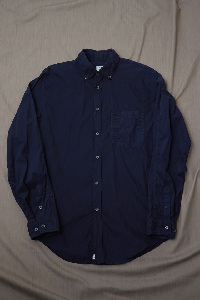 C.P. COMPANY NAVY BUTTON-DOWN SHIRT