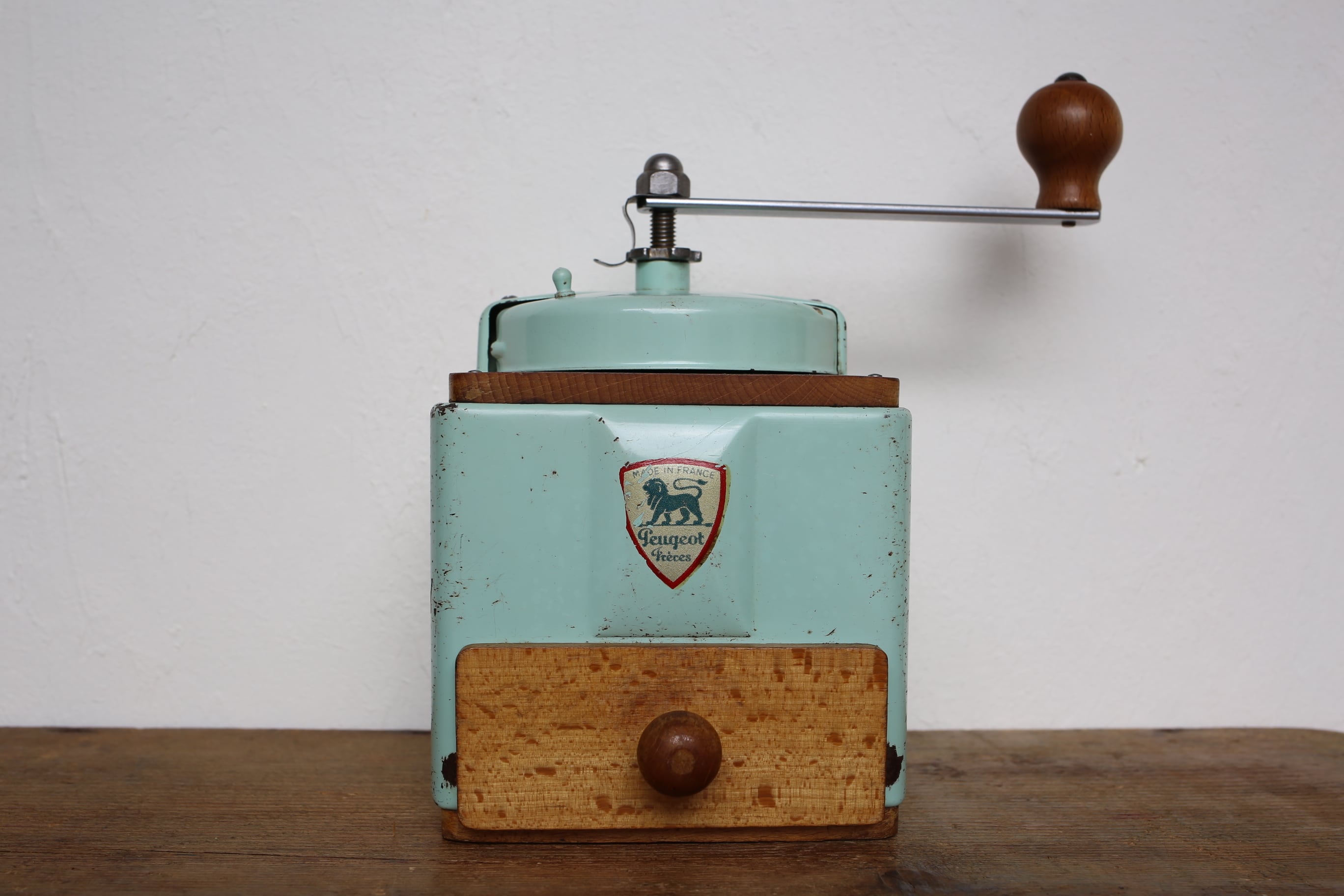 フランス アンティーク ヴィンテージ Peugeot プジョー コーヒーミル ペパーミント
