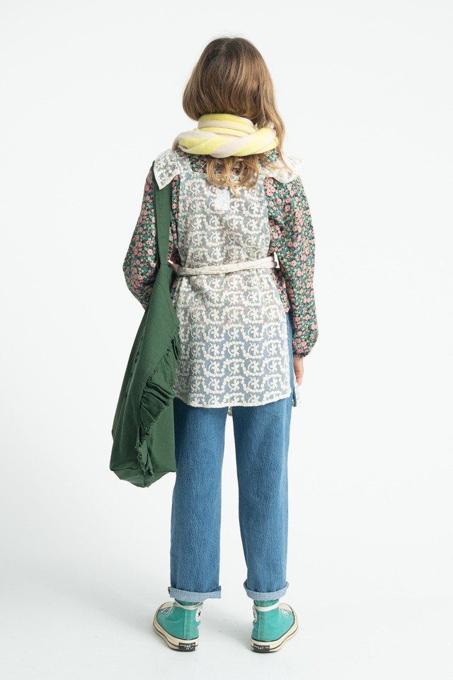 【piupiuchick】Lace Apron Dress / Ecru