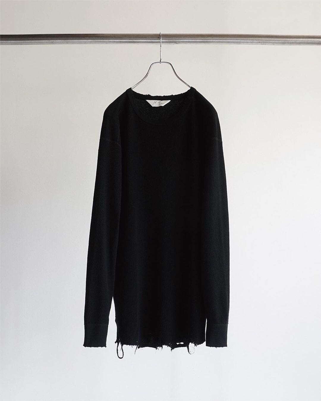 トップス ANCELLM 24SS DAMAGE WAFFLE CREW LS Tee 3 トップス ANCELLM 24SS DAMAGE WAFFLE CREW LS Tee 3 ANCELLM