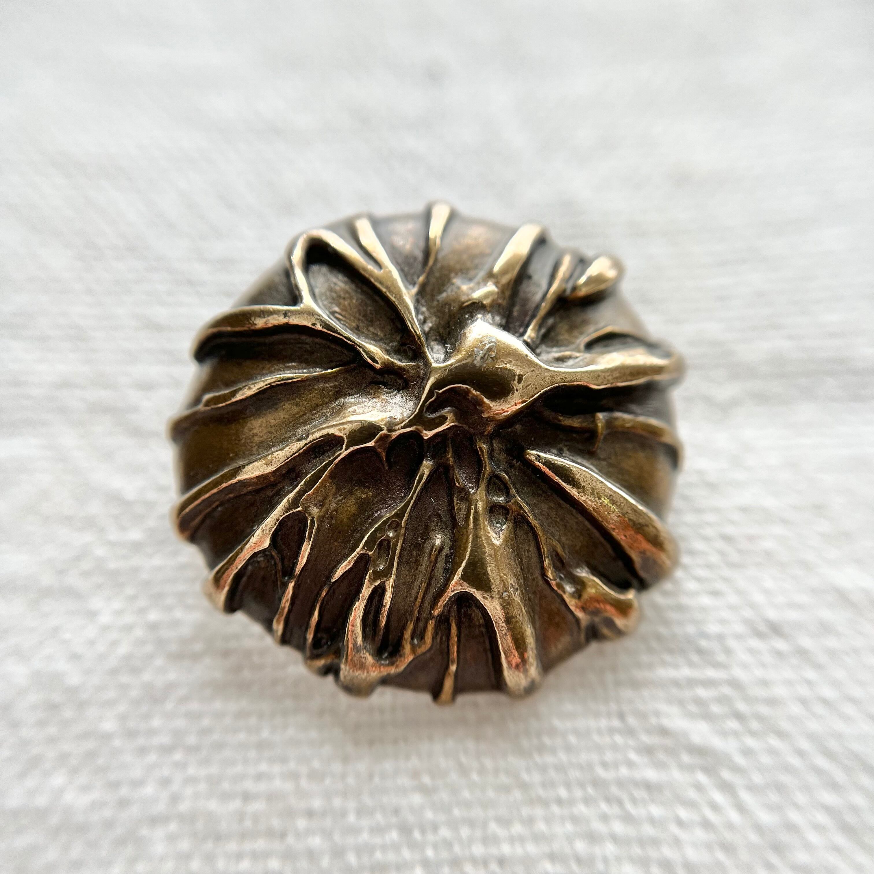 ランダムライン×アンティークゴールド 25㎜