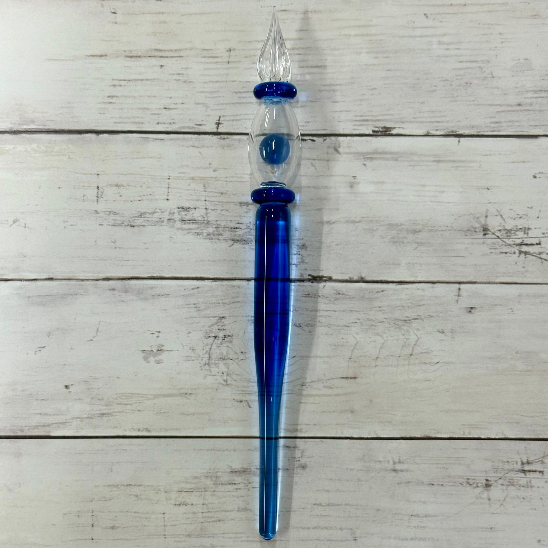 GulfStream】武蔵野びいどろガラスペン（長瀞ブルー） | 伊東文具店