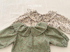 【予約/特典】valu bebe / Garnet flower blouse