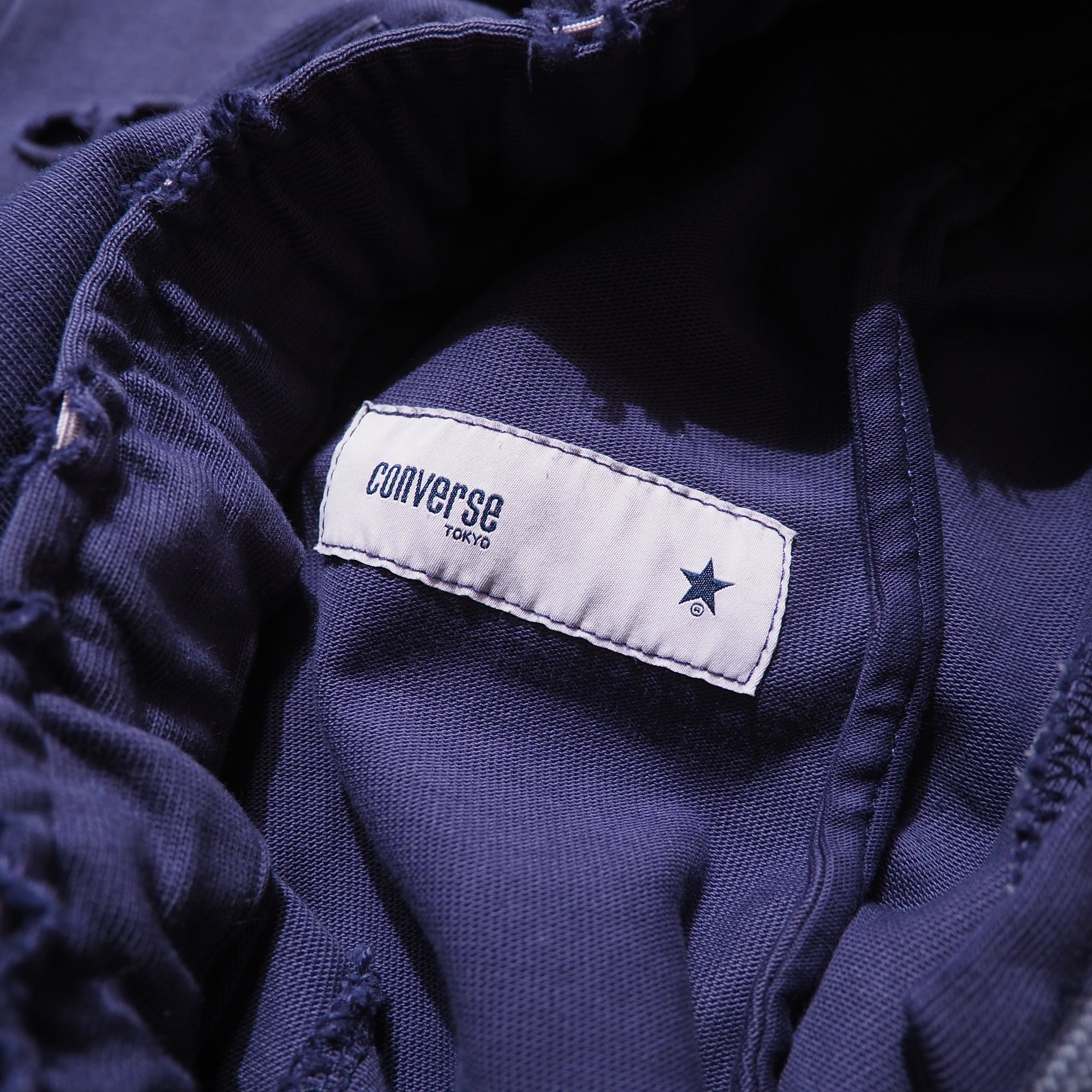 " CONVERSE TOKYO " PIGMENT DYE DISTRESSED Wide sweat pants