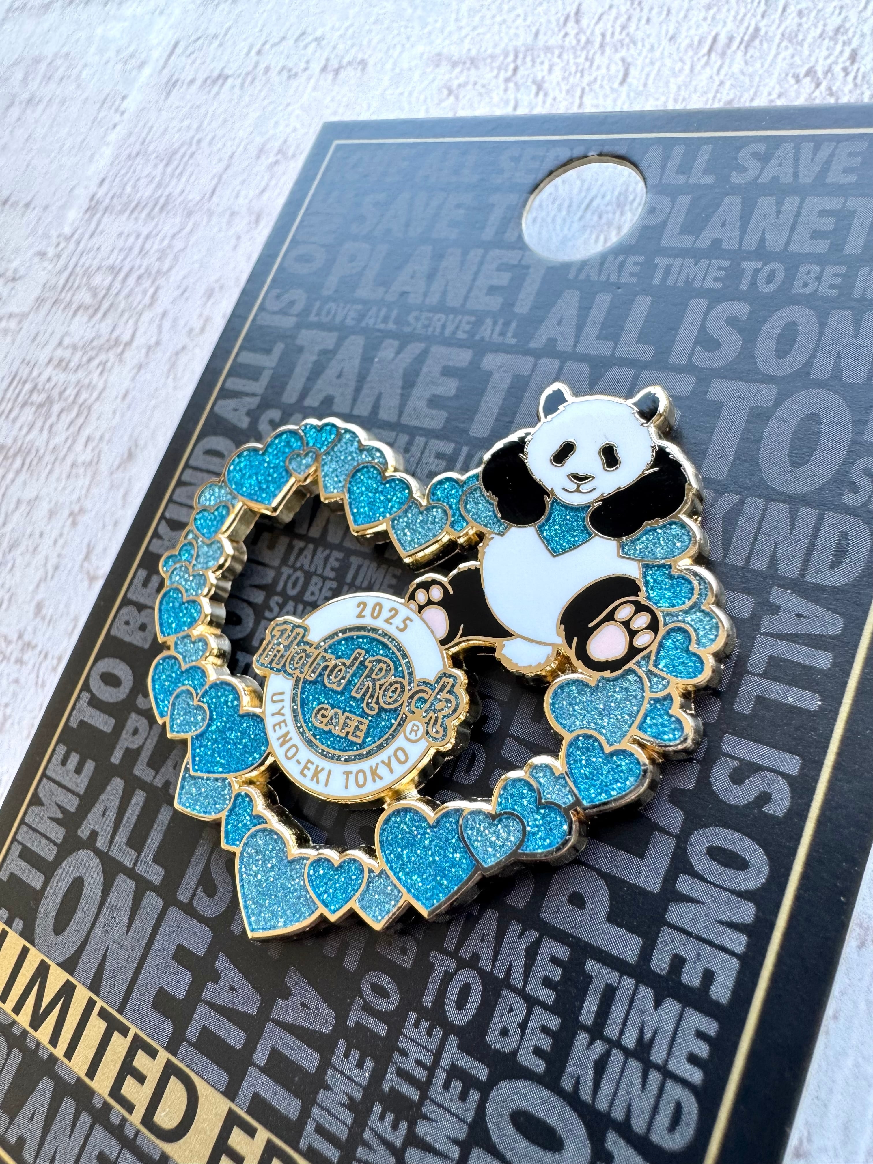 オンラインショップ限定】上野 Heart Panda Pin-Blue | ハードロック 