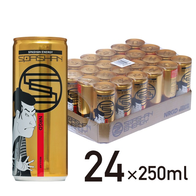 【賞味期限6月】SPASHAN ENERGY 250ml×24本 1ケース スパシャンエナジー エナジードリンク