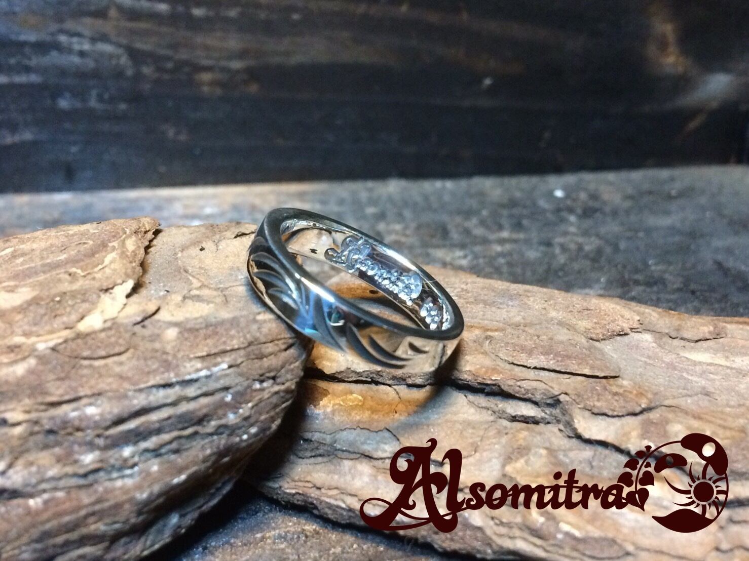 唐草模様リング(XS) | 彫金工房アルソミトラ