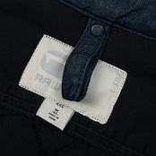 G-STAR RAW ジースターロウ 中綿 キルティング ジャケット XXS/ブルー メンズ