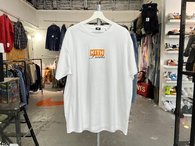 KITH TREATS CAFE BOX LOGO TEE WHITE XL KHT030086 53939