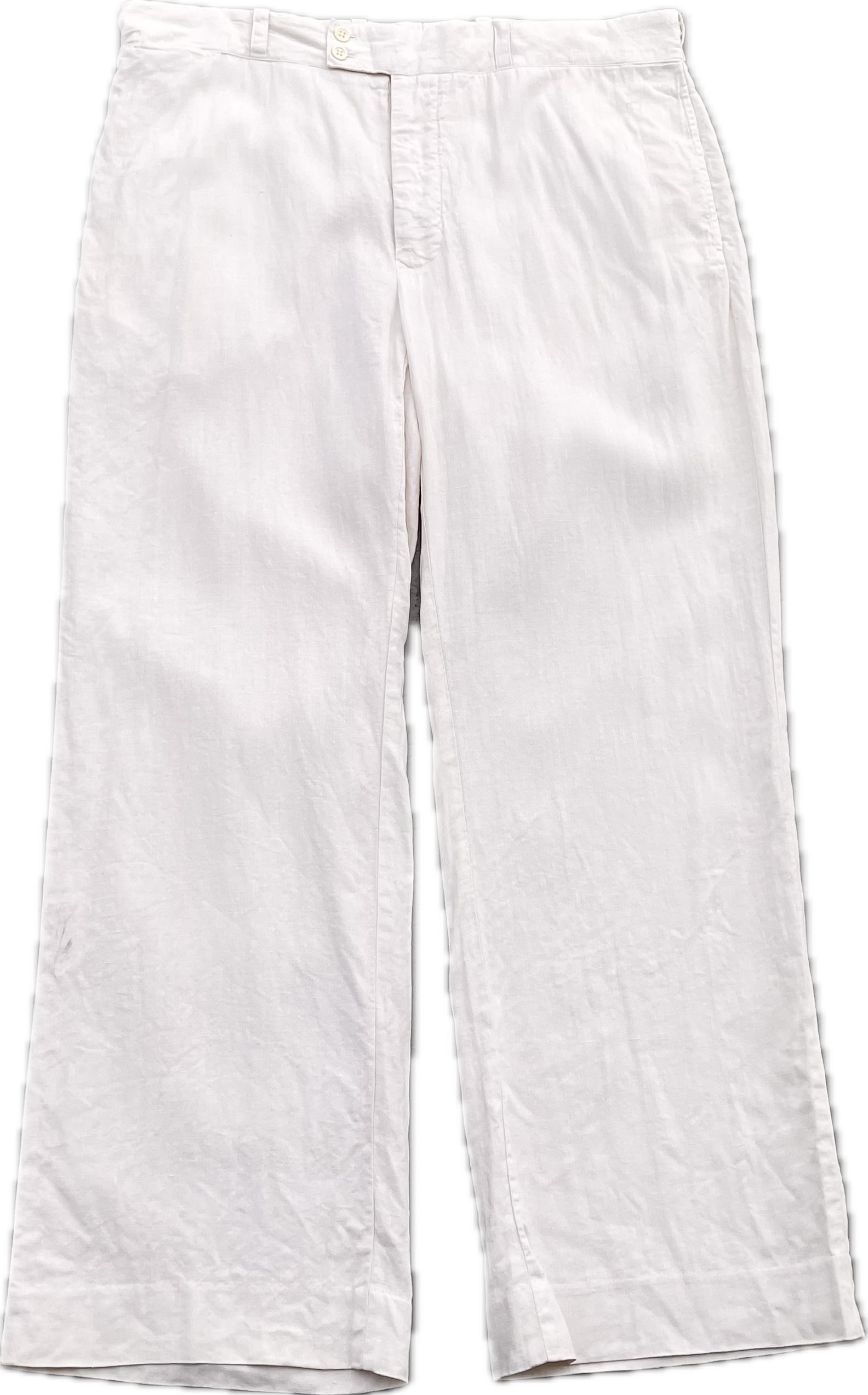 Ralph Lauren Slacks Pants “Silk/Linen” Black!! 90-00s | Blue