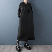 フード付き モード ワンピース 60027