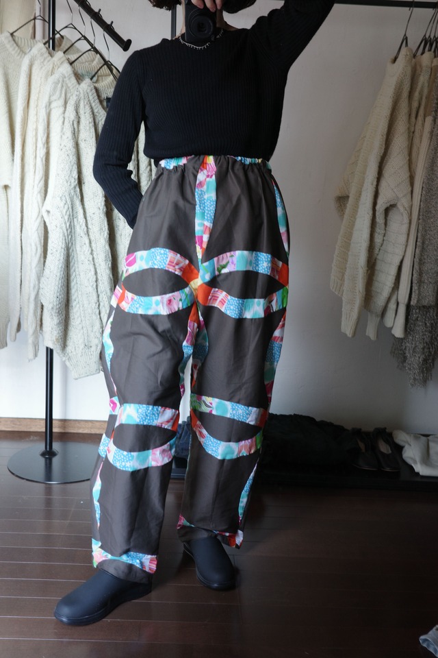 Moderate original vintage patchwork quilt pants