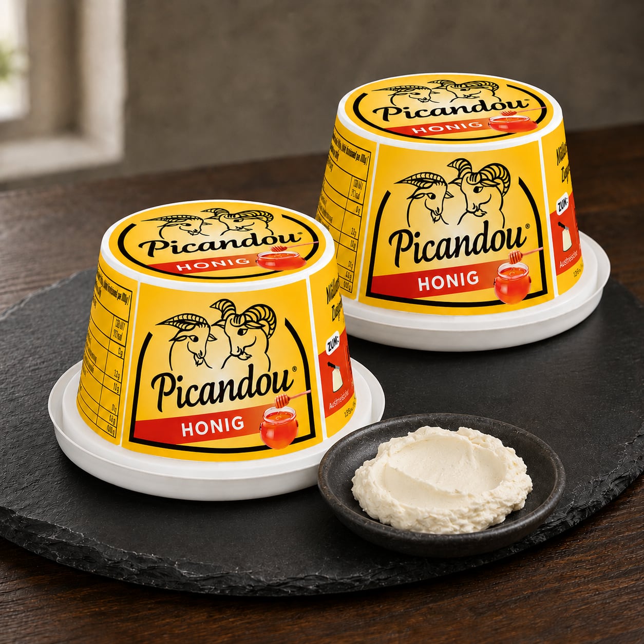はちみつ入り フレッシュヤギチーズ 125g×2個 フランス産 ピカンドゥ ミエル シェーブル チーズスプレッド 塗るチーズ Fresh goat cheese Picandou miel a tartiner