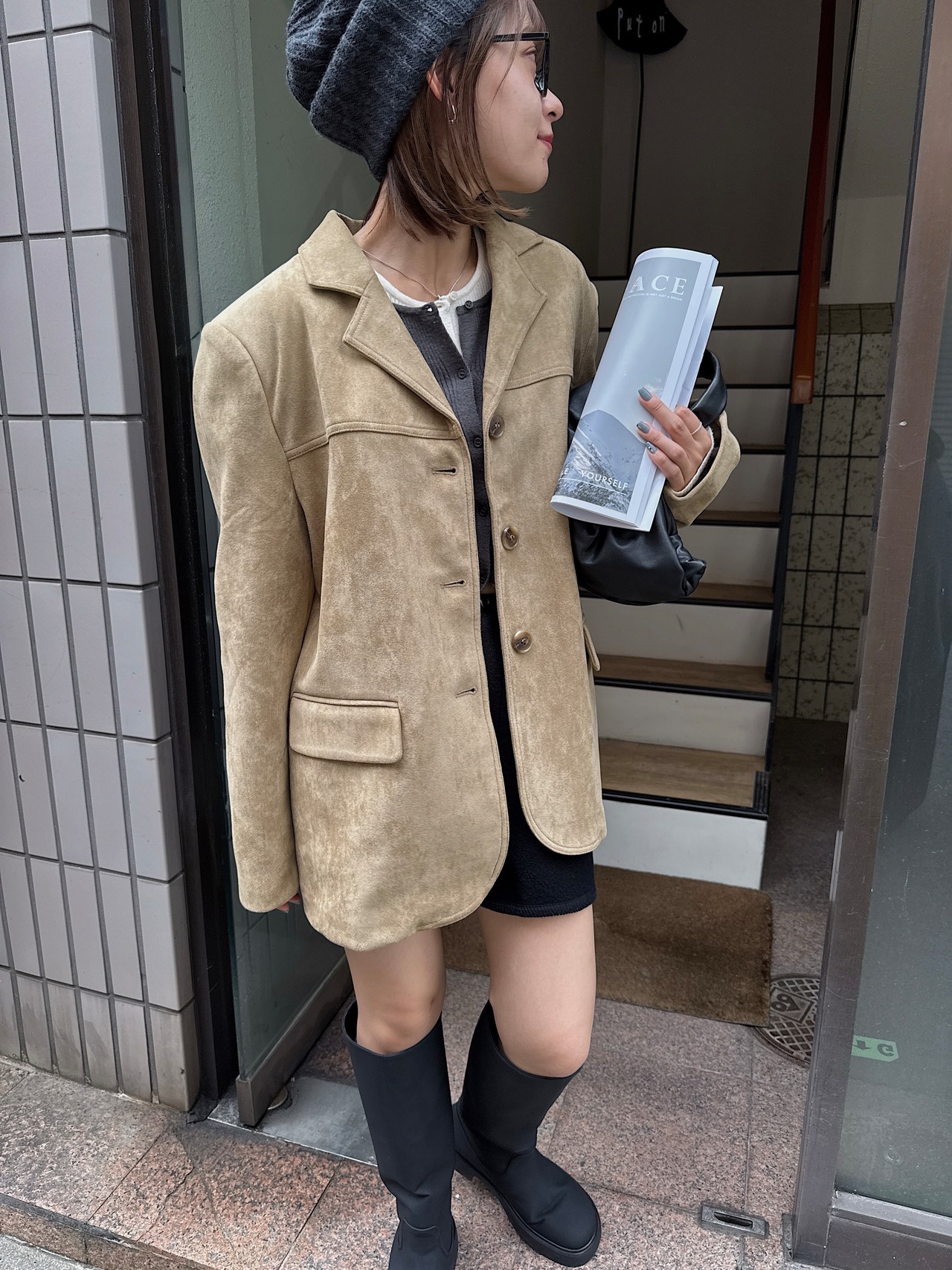 【PRE-ORDER】suede JKT & SK set