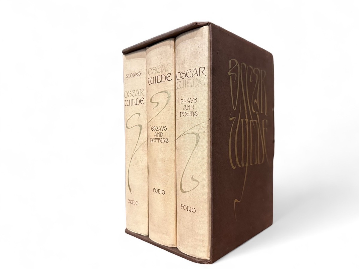 SL194】≪THE FOLIO SOCIETY≫ Oscar Wilde in 3 Volume Box Set 