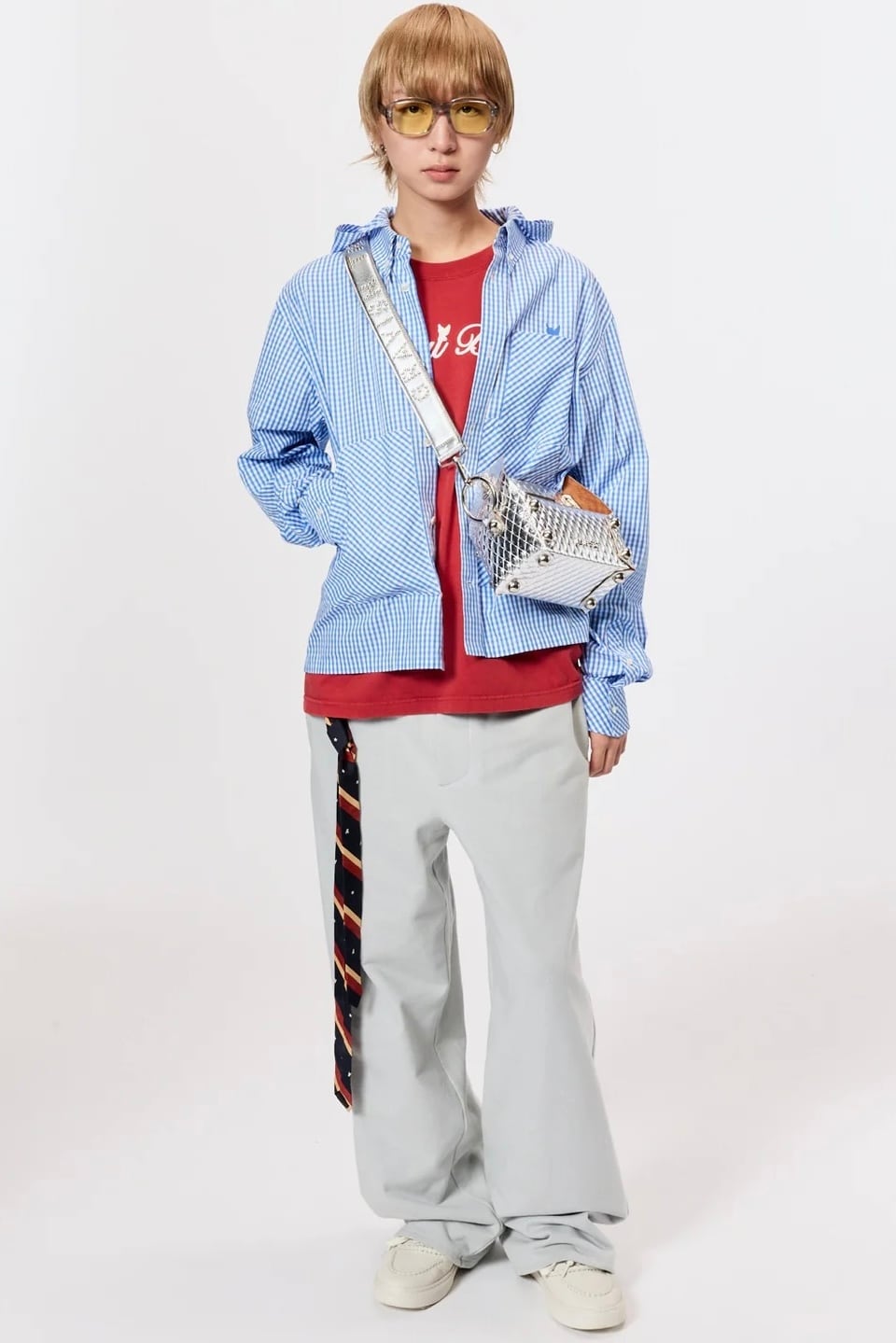 MASU / HOODED B.D. SHIRT(BLUE) | THE MODERN AGE