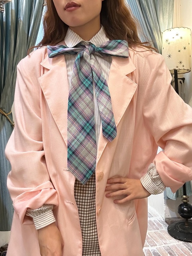 80's vintage "SAG HARBOR " pink color jacket