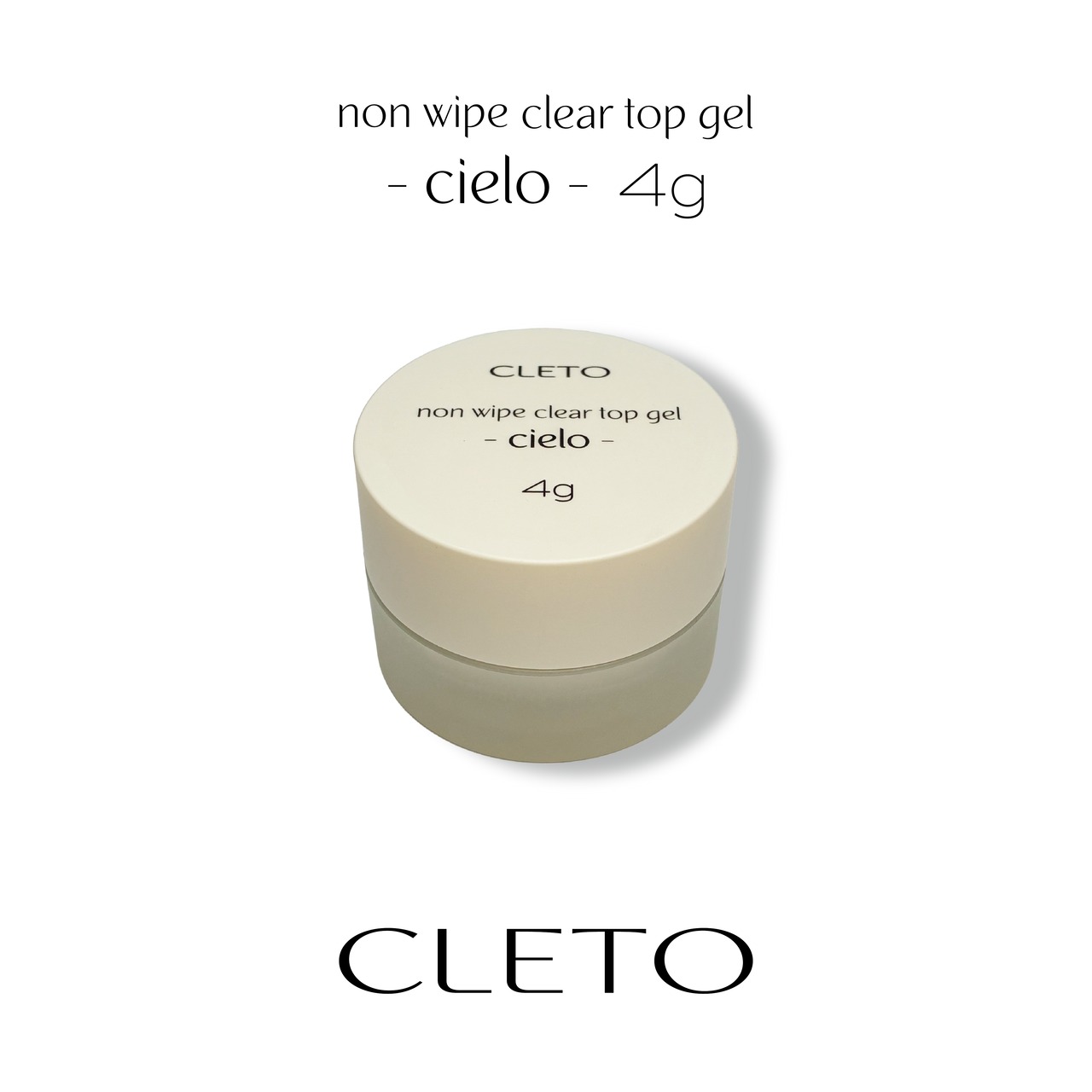 non wipe clear top gel - cielo - 4g