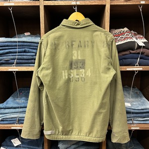 1980s US NAVY A-2 DECK JACKET STENCIL