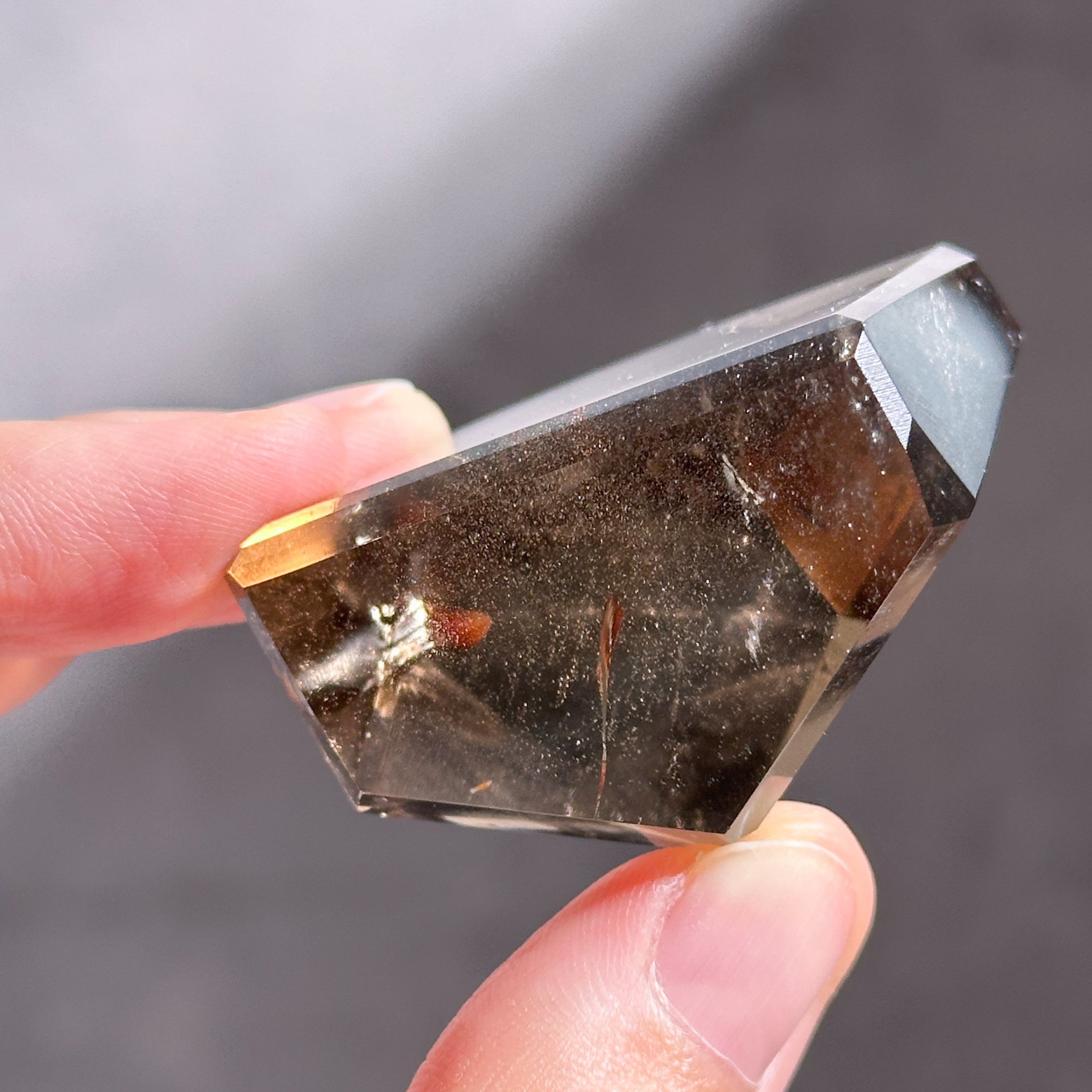 高品質】スモーキークォーツ フリーフォーム35◇ Smoky quartz