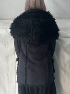 "EGOIST" Gimmick Fur Duffel Coat