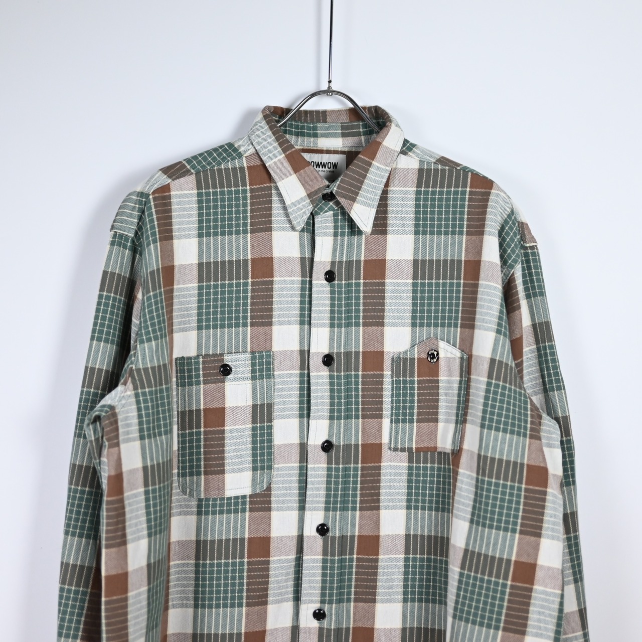 BOWWOW / MOUNTAIN POCKET FLANNEL SHIRT