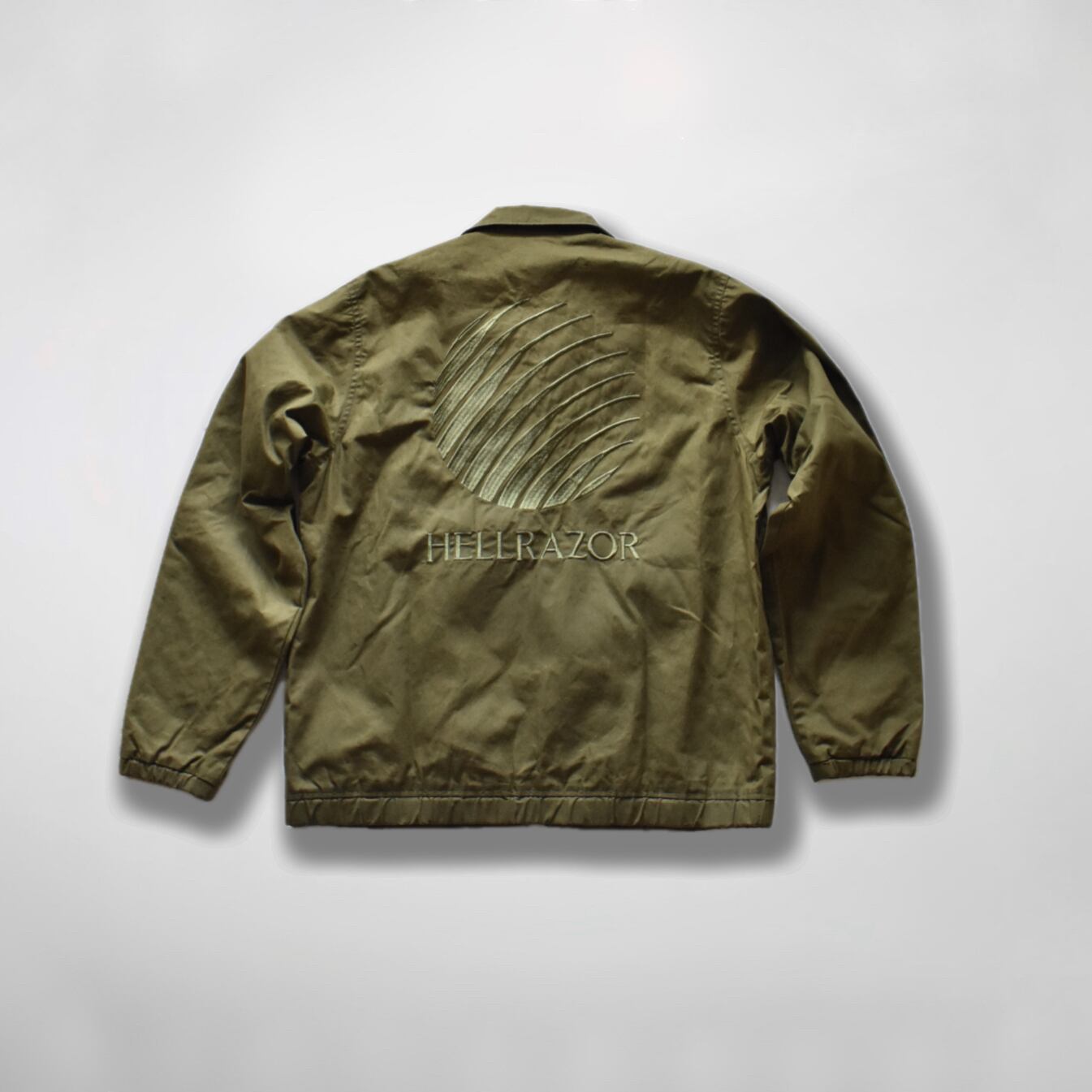 Hellrazor ジャケット　ブルゾン　L オリーブグリーン HELLRAZOR Zip-Up Jacket | Pay ID