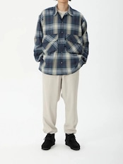 【DAIWA PIER39】TECH SPORTS OPEN COLLAR SHIRT L/S BIG TARTAN